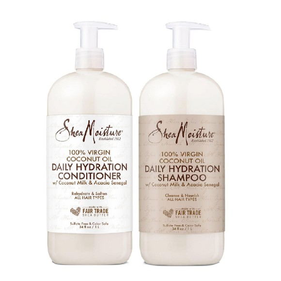 Shea Moisture 100% Virgin Coconut Oil Daily Hydration Shampoo or Conditioner